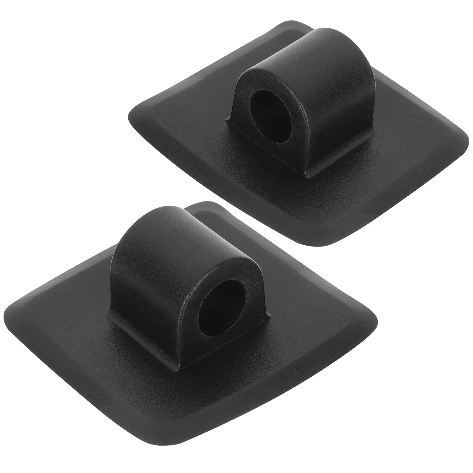 

2pcs Kayak Mount Bracket Durable Engine Holder Motor Mount Clip for Inflatable Boat Canoe Fishing Black Lightweight