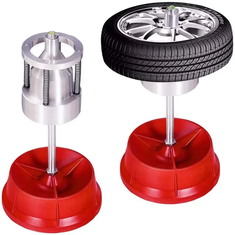 Heavy Duty Repair Tools Bubble Wheel Balancer with Hubs Tire Balancer