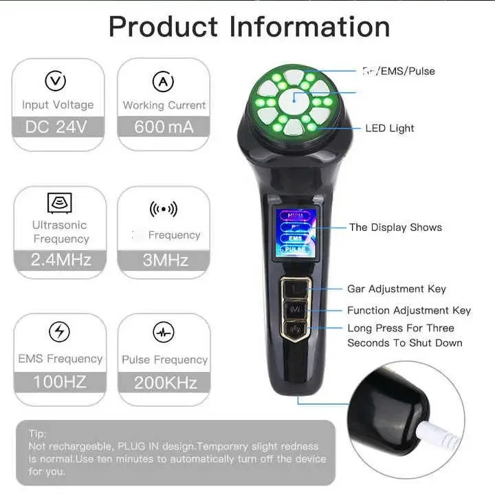 Ems  Current Lifting Face Muscle Stimulator For Wrinkles Removal New Product Face Beauty Equipment