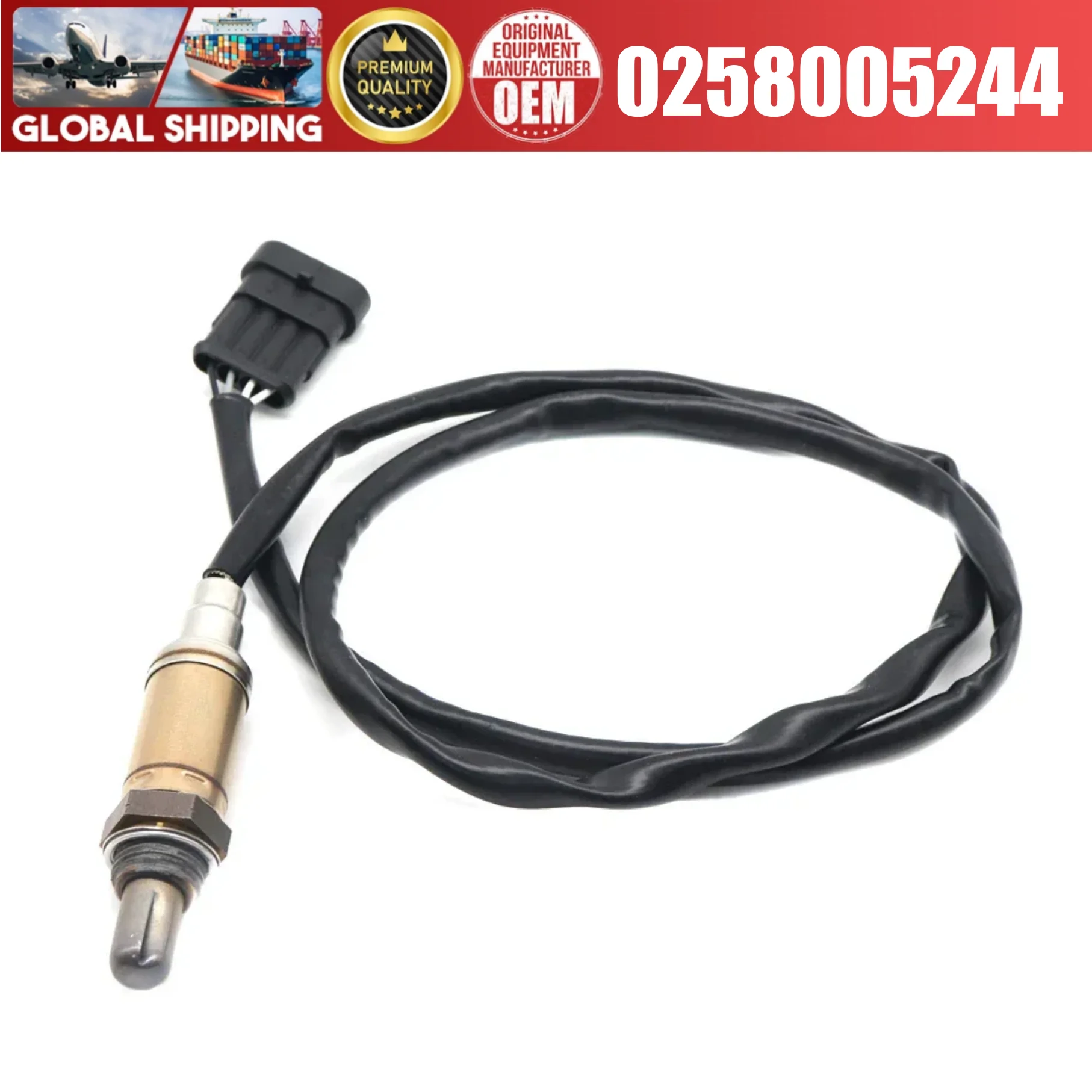 0258005244 nuevo sensor de oxígeno trasero compatible con FIAT Doblo Palio MPV LANCIA Lybra Sedan