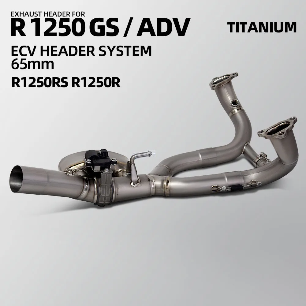 

Для BMW R1250GS ADV R1250R R1250RS мотоциклетный выпускной коллектор из титанового сплава, передняя труба, совместимая оригинальная линия глушителя Escape