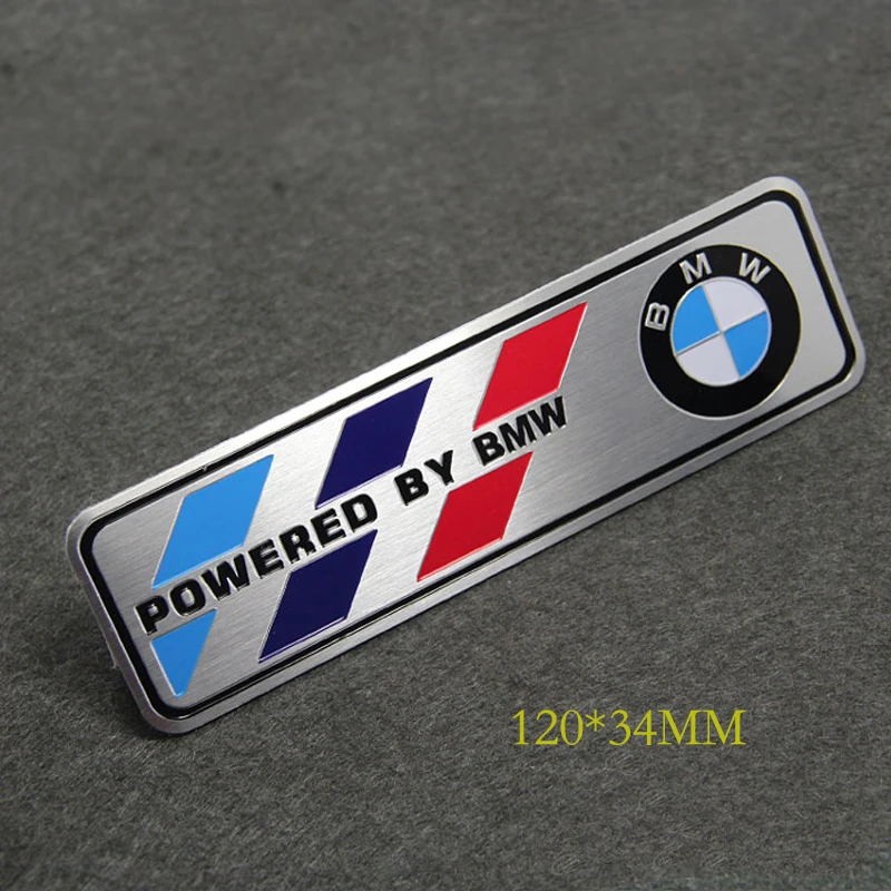 3D 메탈 스티커 바디 트렁크 데칼 엠블럼 배지 레이싱 스타일 외부 개조 부품 (BMW i3 i4 G07 G06 G05 G02 G01 F02 F06 용)
