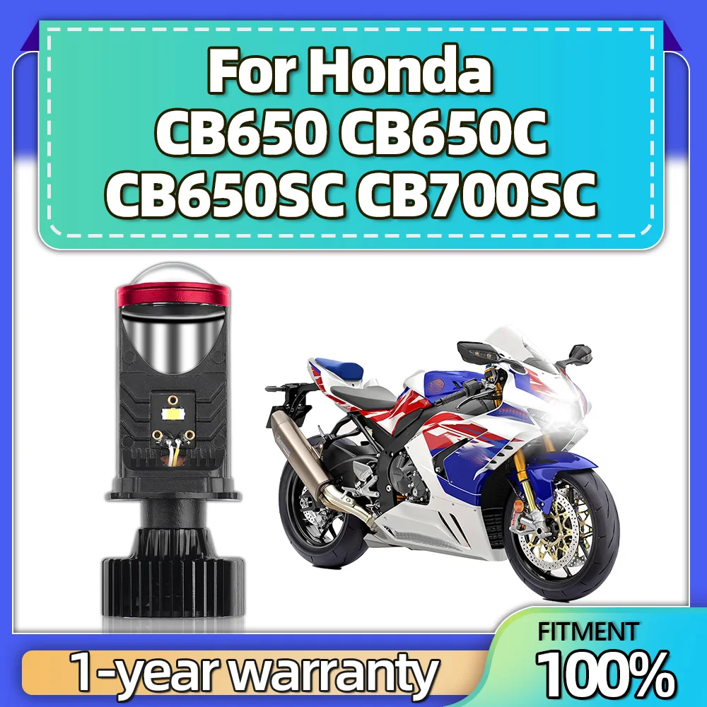 1PCS 15000LM Canbus No Error LED H4 Motorbike Headlight Bulb CSP High Low Beam Motorcycle For Honda CB650 CB650C CB650SC CB700SC