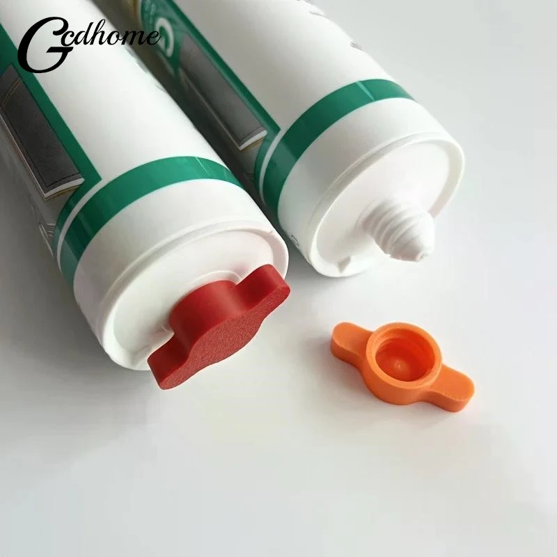 【W】Flexible Gear-type Silicone Sealant Cap, Made Of Plastic, Prevents Adhesive Hardening And Is Suitable For Silicone Repair