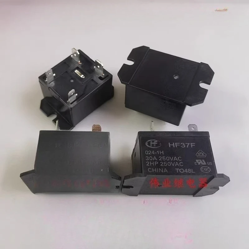 2PCS/LOT  HF37F JQX-37F 024-1H  Relay 4-pin 30A Set Normally Open