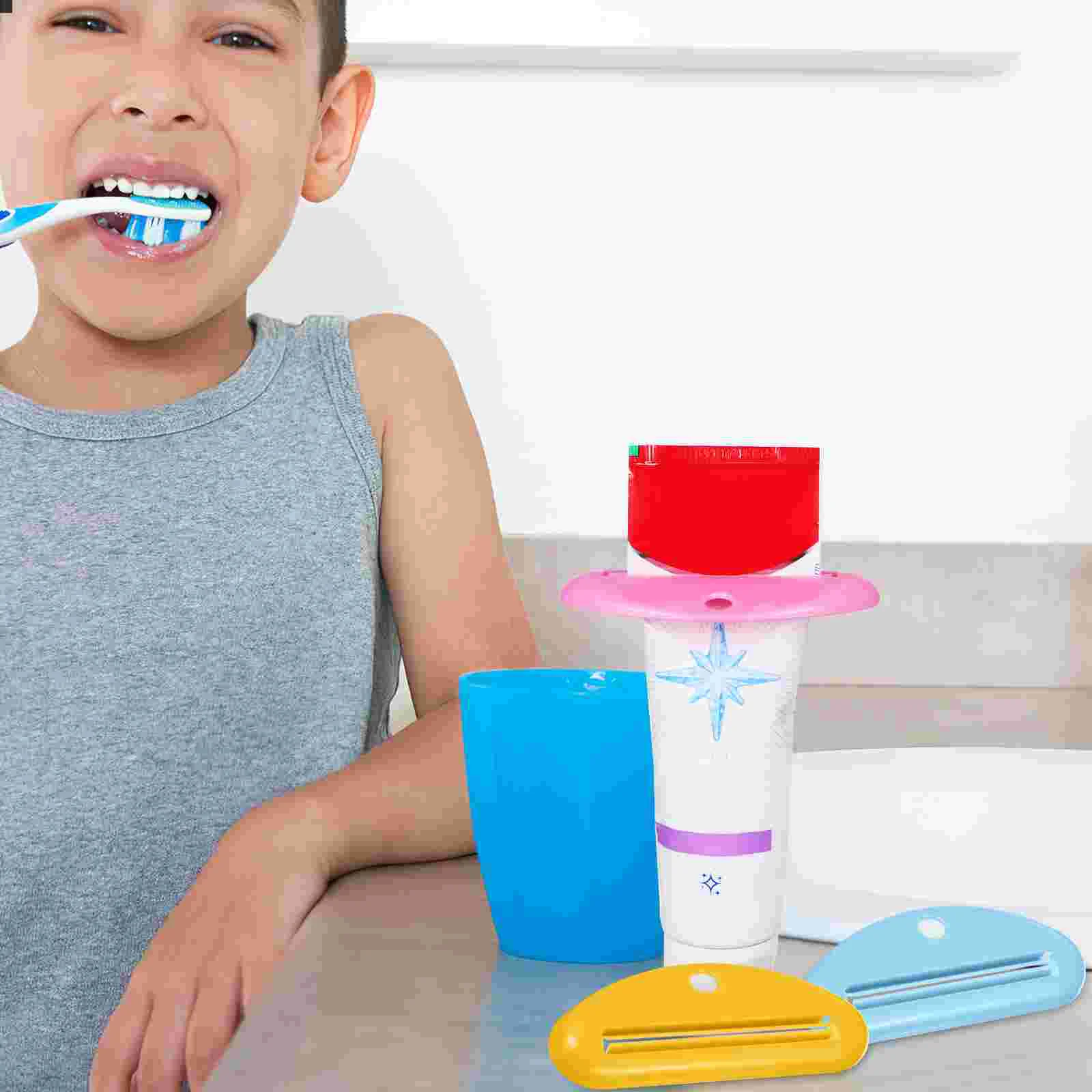 10 Pcs Mixed Color Toothpaste Squeezer Tube Rollers For Manual Dispenser Holder