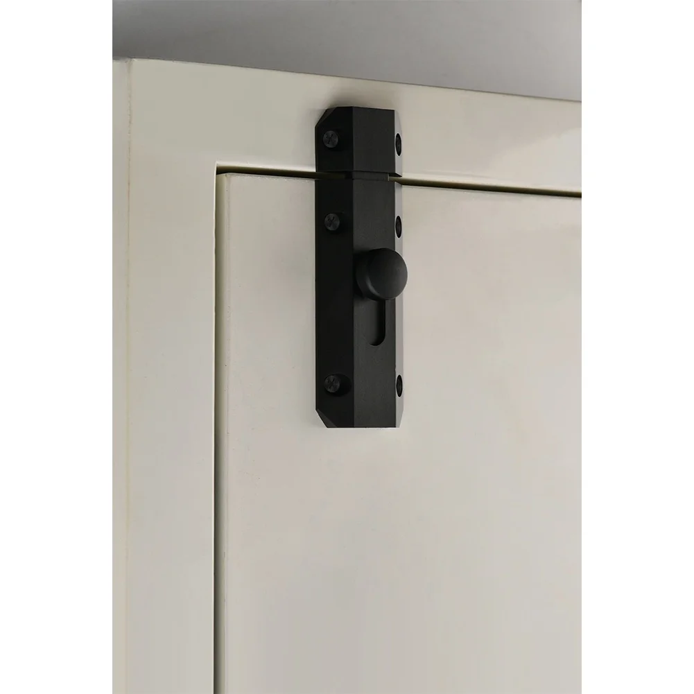 

Heavy Duty Aluminum Alloy Door Bolt Lock for Bedroom and Bathroom Doors with Reinforced Base and Left or Right Hand Installation