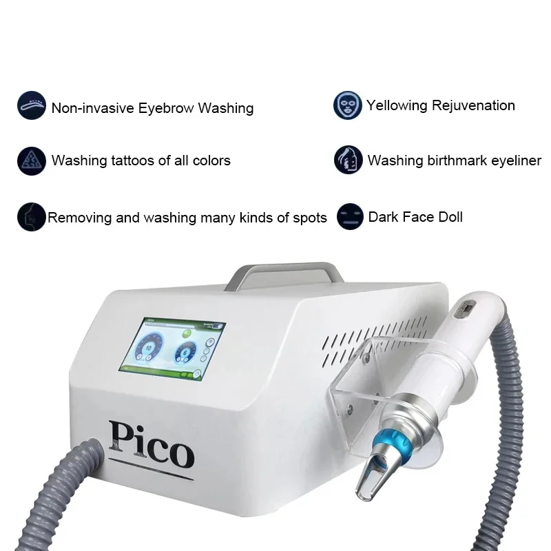 Mini Portable No Water Painless Pigment Removal Eyebrow Washing Freckle Removal Carbon Peeling Skin Care 5 Heads Tool