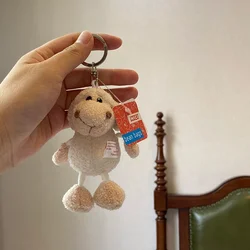 New Cartoon Kawaii Animal World Plush Toy Keychain Pendant Creative Ins Small Fresh Cute Small Animal Plush Backpack Pendant