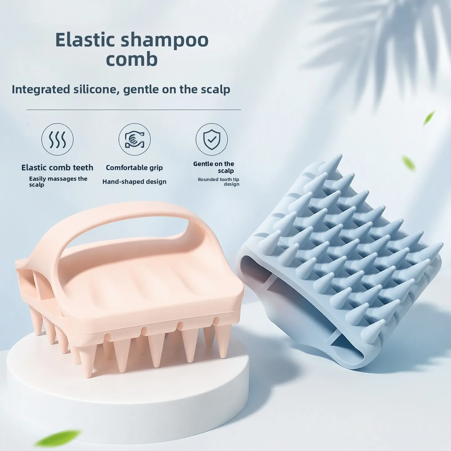 シリコーン洗髪コーム女性寮家庭用頭皮クリーニングかゆみ緩和シャンプーブラシ-pissa-ylx-560-バスマッサージツール