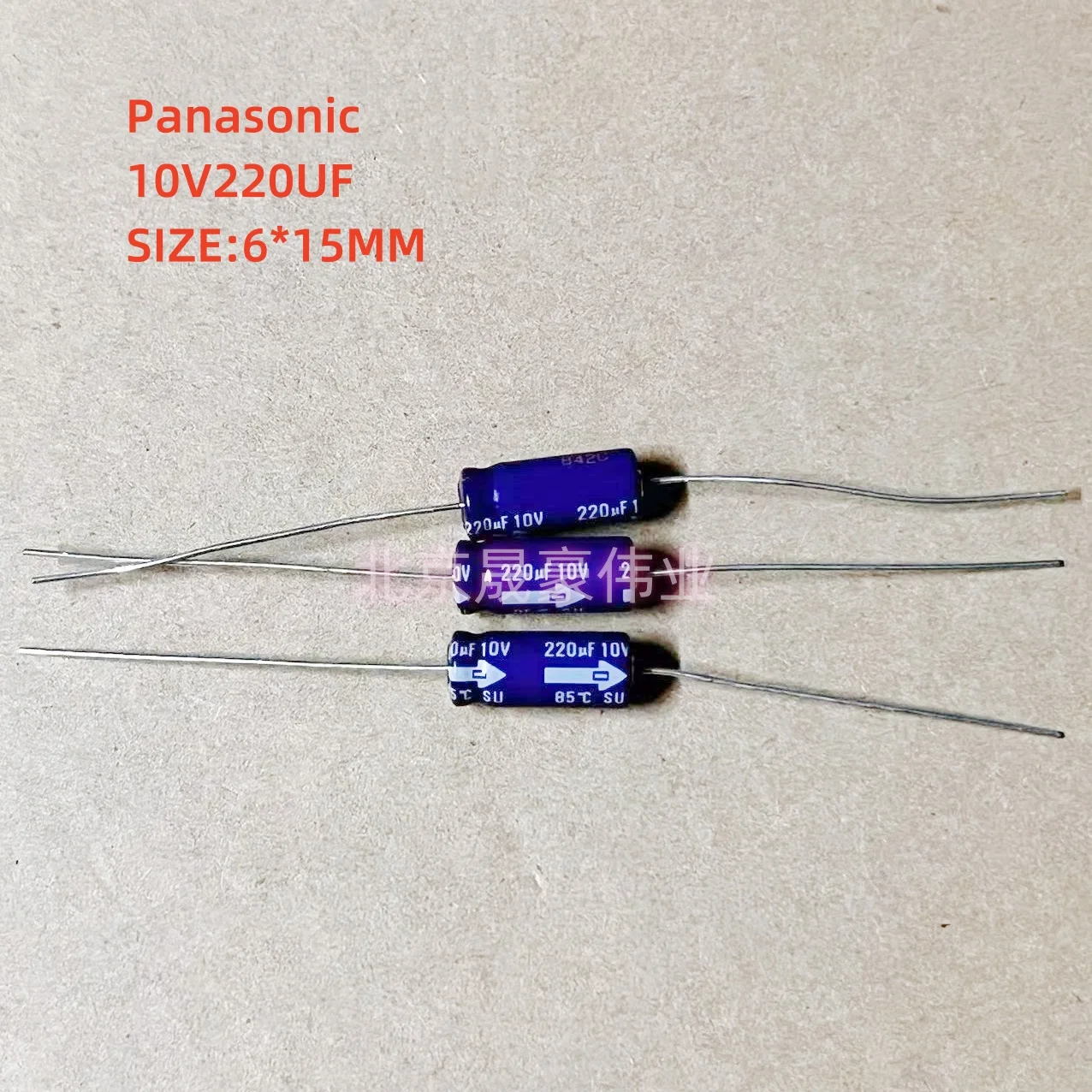 10 pz 10V100UF 10V220UF Panasonic serie SU condensatori assiali audio 100 UF/220 UF/10 V