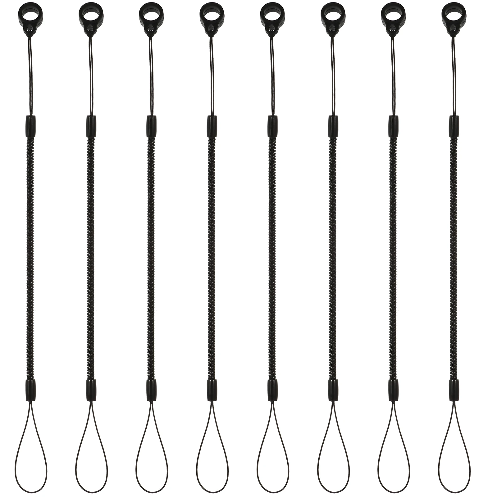 

8pcs Pen Lanyard Anti Lost Ropes Stylus Spring Bungee Cords Retractable Elastic Leash Tether durable Drawing Pen Wrist Straps