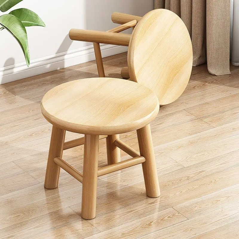 Small Bench Home Stool Wooden Morden Low Stool Creative Square Mini Children\'s Solid Wood Shoe Stool Living Room Chair Home