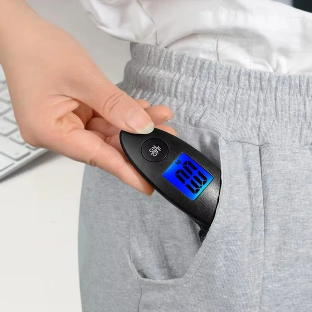 Báscula Digital de equipaje de alta precisión báscula colgante Digital de viaje portátil electrónica con báscula colgante de viaje electrónica LCD
