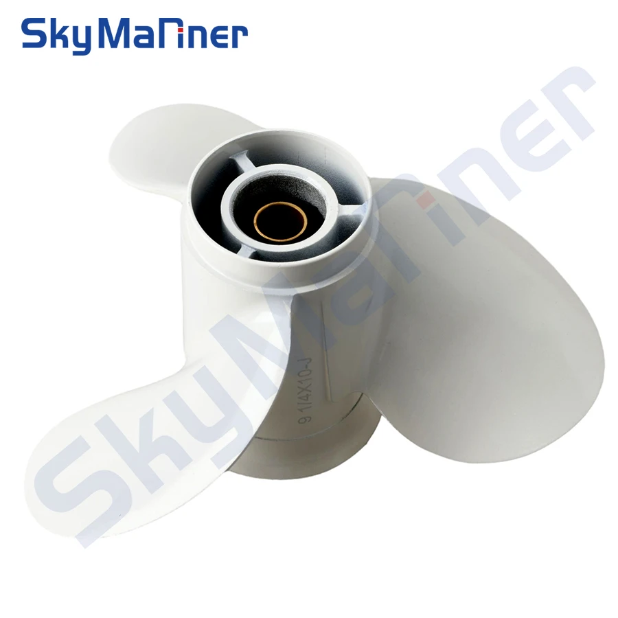 63V-45952 Marine Propeller 9 1/4x10-J For Yamaha Outboard Motor 9.9HP 15HP 63V-45952-00-EL 3 Blade Marine Engine Parts