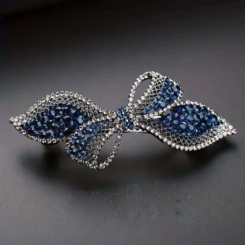 

Fashion Zircon Hollow Butterfly Knot Hairpin Hair Accessories for Women Luxury Spring Clip Mom's Headwear Hair Clips for Girls