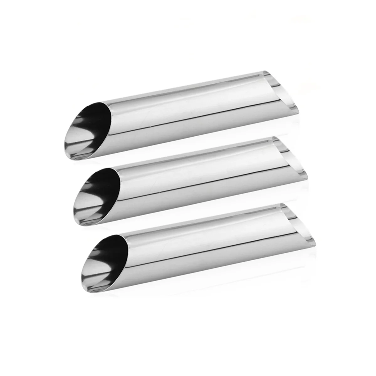 

6 pcs Stainless Steel Baking Molds Cannoli Tubes Spiral Horn Forms Reusable Cake Decorating Cones for Cupcake Pastry Dessert