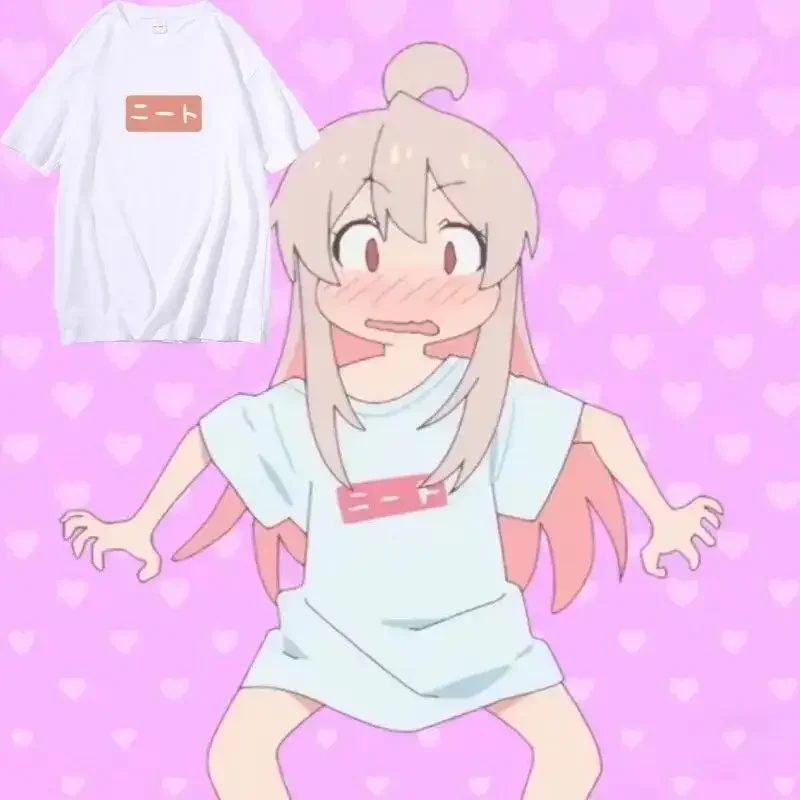 أنيمي الأخ الأكبر انتهى حول قصيرة الأكمام تي شيرت أوياما شينهرو نفس النمط المحملة الألم الملابس الصيف ملابس كبيرة الحجم