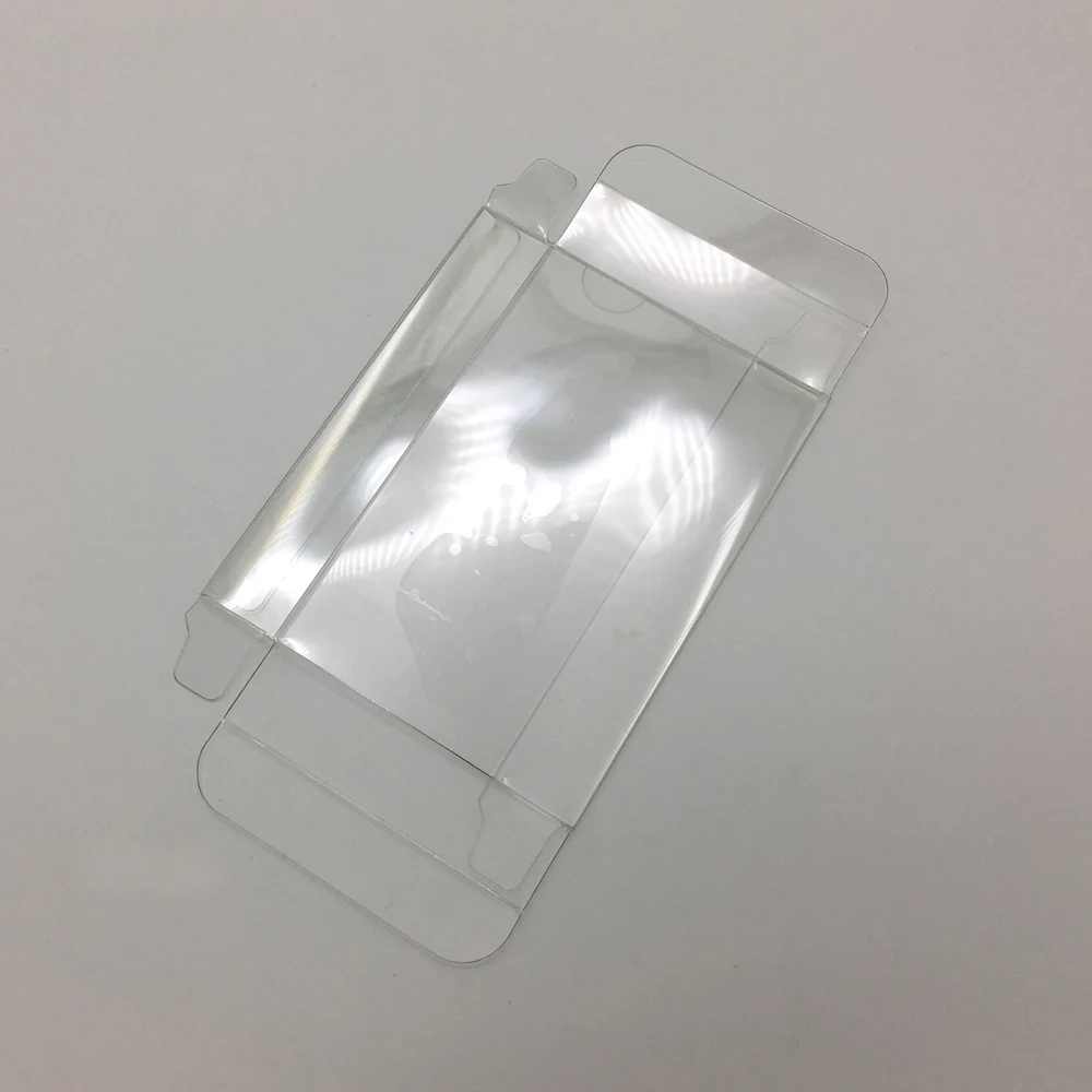 10PCS Clear transparent box for Sega Mega Drive MD EU US version for game card collection   display storage PET protective box