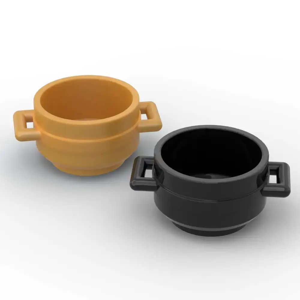 

MOC 10PCS Part Bricks 3x3x1 3/4 4341 Double Handle Pot Building Blocks Kit Cauldron Assemble Particle DIY Toy Birthday Kid Gifts