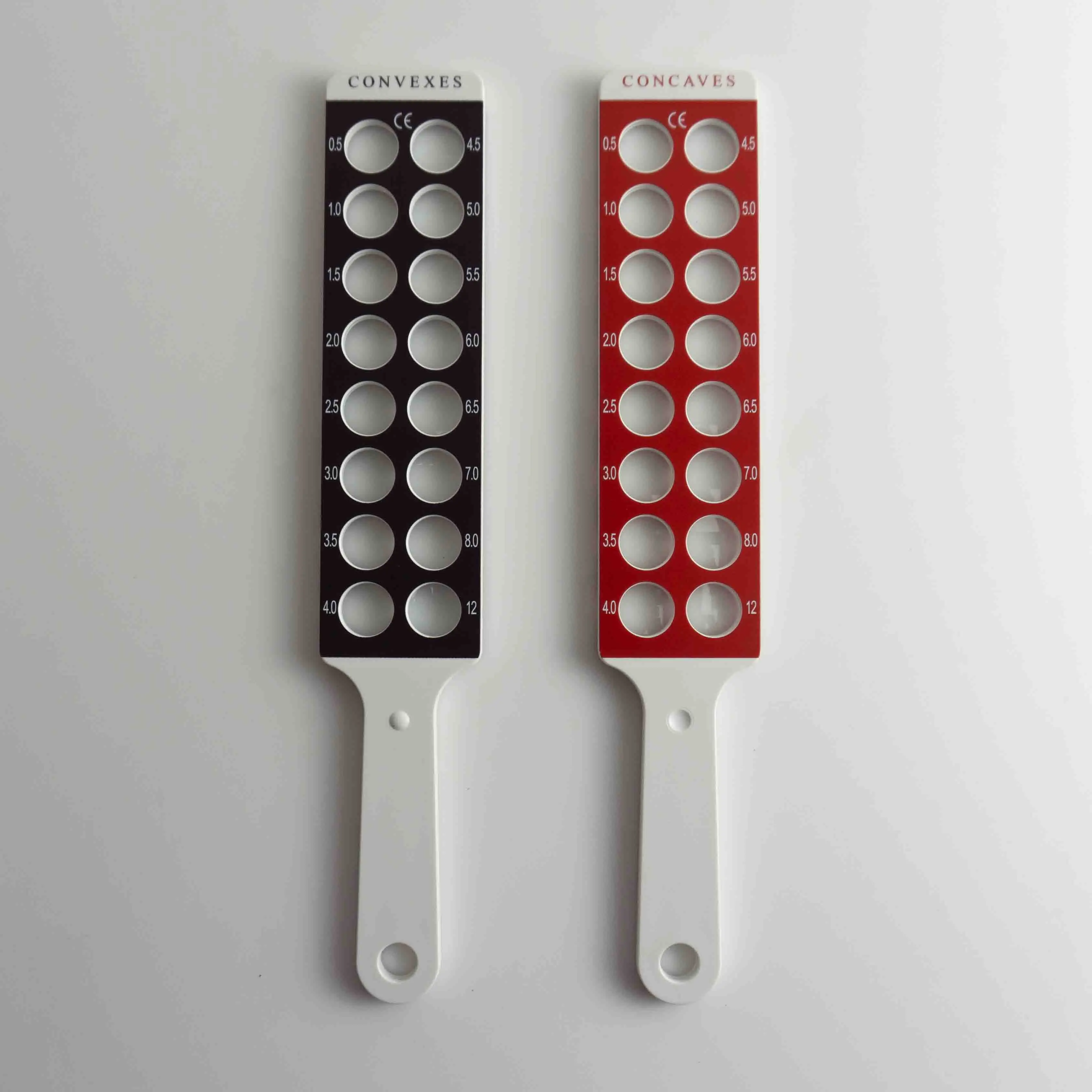 Linsen Retino Rack Lineale Set OF011 Retinoskop-Racks mit Aluminiumgehäuse