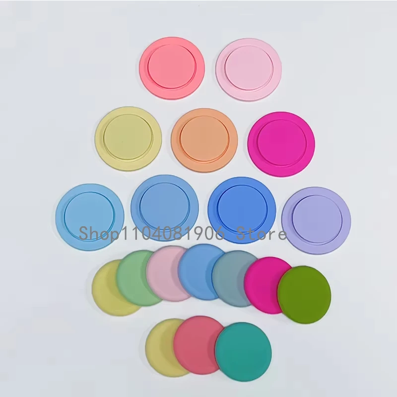 Cute Coloful Silicone Round Magnetic Holder Grip Tok Griptok Phone Stand Holder Support For iPhone 15 For Pad Magsafe Smart Tok