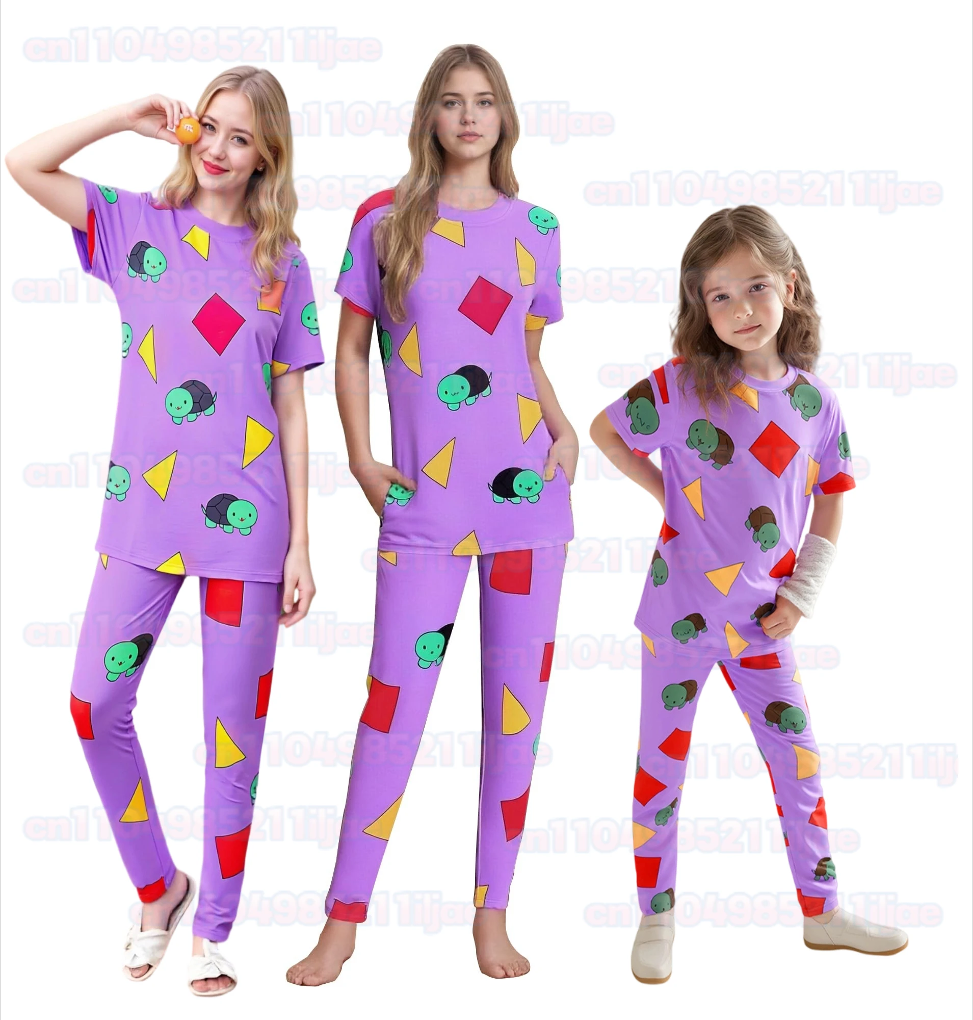 

KPop Demon Hunters Zoey Cosplay Costume Wig Purple Pajamas Huntrix Sleepwear Halloween Party for Women Girls Carnival Cos Outfit