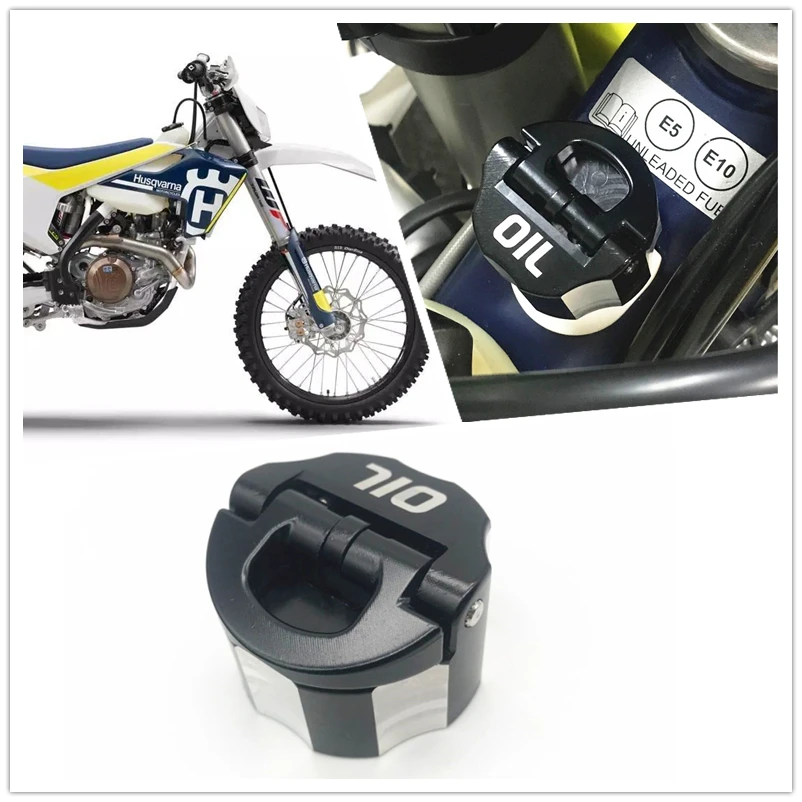 

FOR Husqvarna TE 250 300 TX300 2020-2021 KTM 300 EXC SIXDAYS 2018-2021 Motorcycle Parts CNC Oil Pot Fuel Tank Cap Guard Cover.