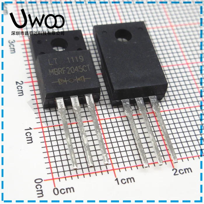 100% Original Nouveau MBRF2045CT MBR2045 TO220 MBRF2060CT 2060CT TO-220F 20A 60V