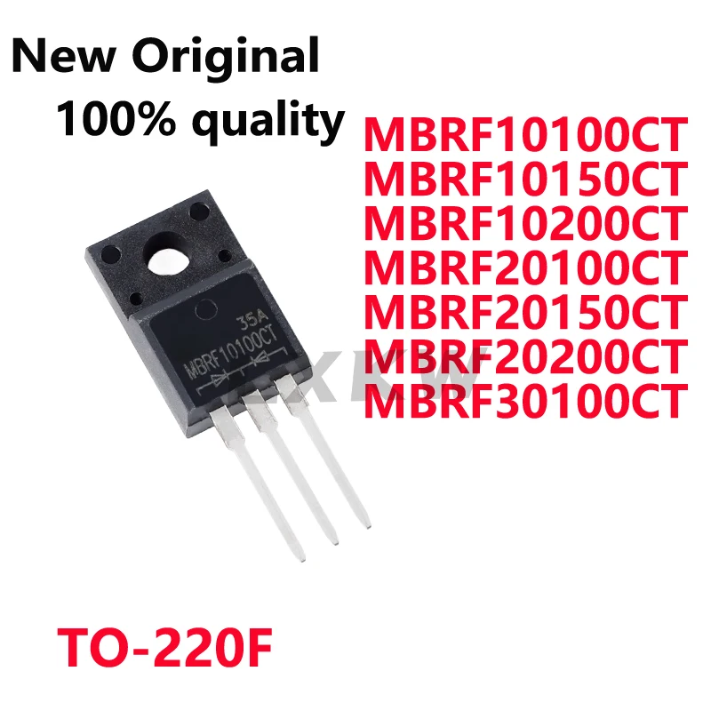 10/PCS New Original MBRF10100CT MBRF10200CT MBRF10150CT MBRF20100CT MBRF20150CT MBRF20200CT MBRF30100CT TO-220F In Stock