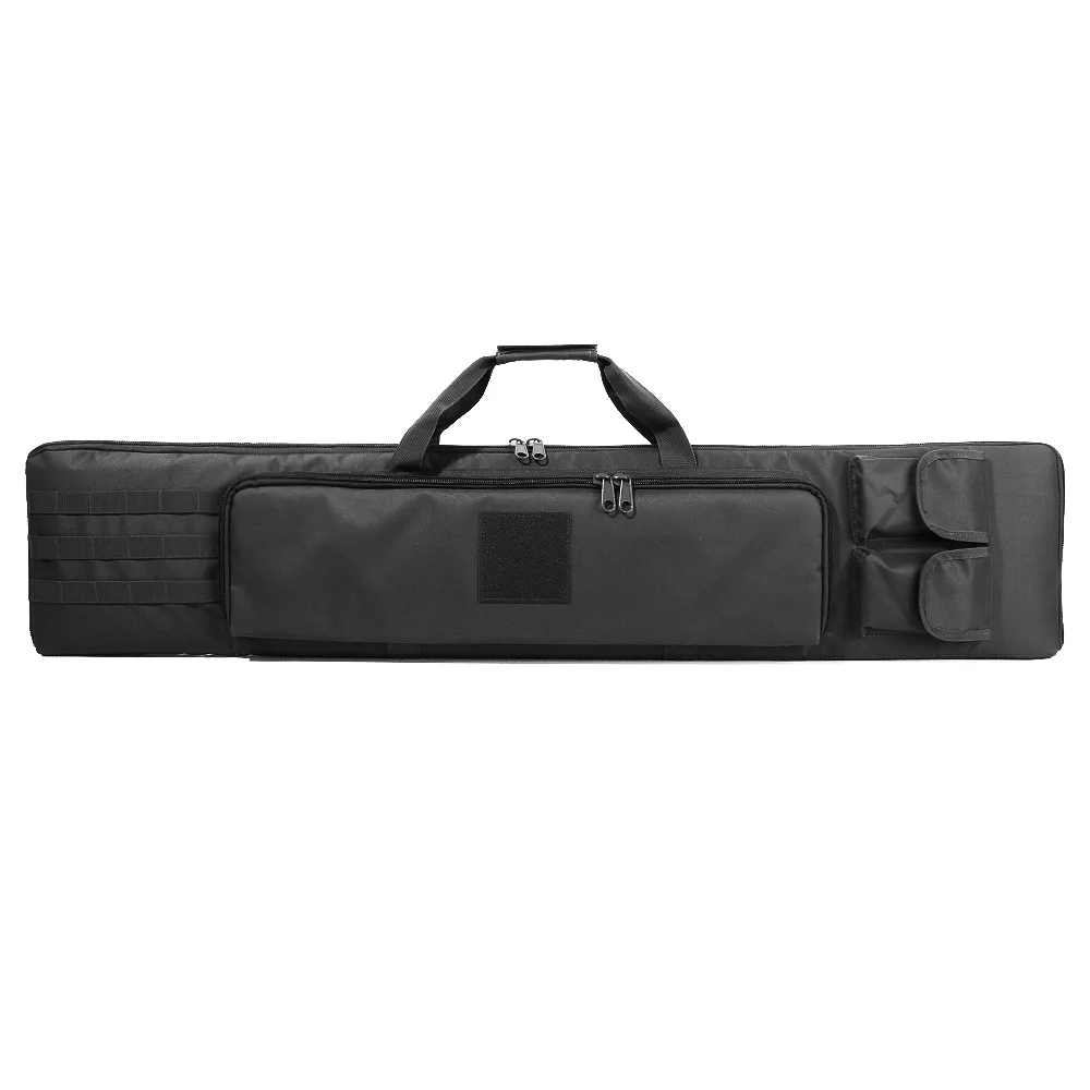 120cm Rifle Gun Case Soft Gun Bag Tactical Shotguns Storage Bag Rifle Carrier Pouch Hunting Gun Backpack for Shooting Range