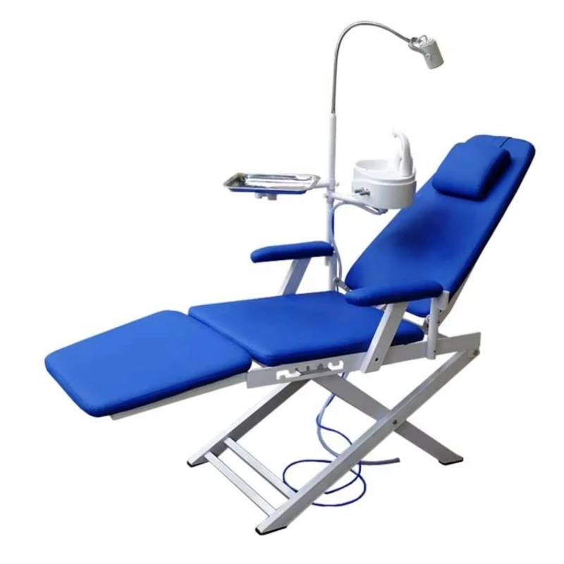Dental Equipment Foldable Teeth Whitening Chair Mobile Portable Dental Chair Unit