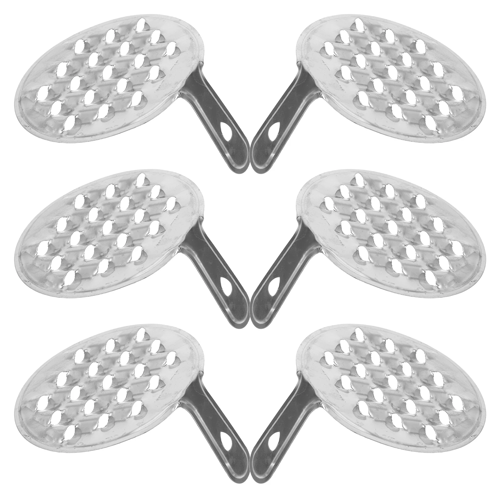 

6Pcs Stainless Steel Cold Noodle Scrapers Multipurpose Jelly Scraping Tools Kitchen Utensils Efficient Food Scraper Household