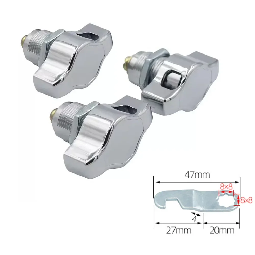 

Home Security Silver Zinc Alloy Lock Furniture Security Easy Installation Enhanced Security Long-lasting Security