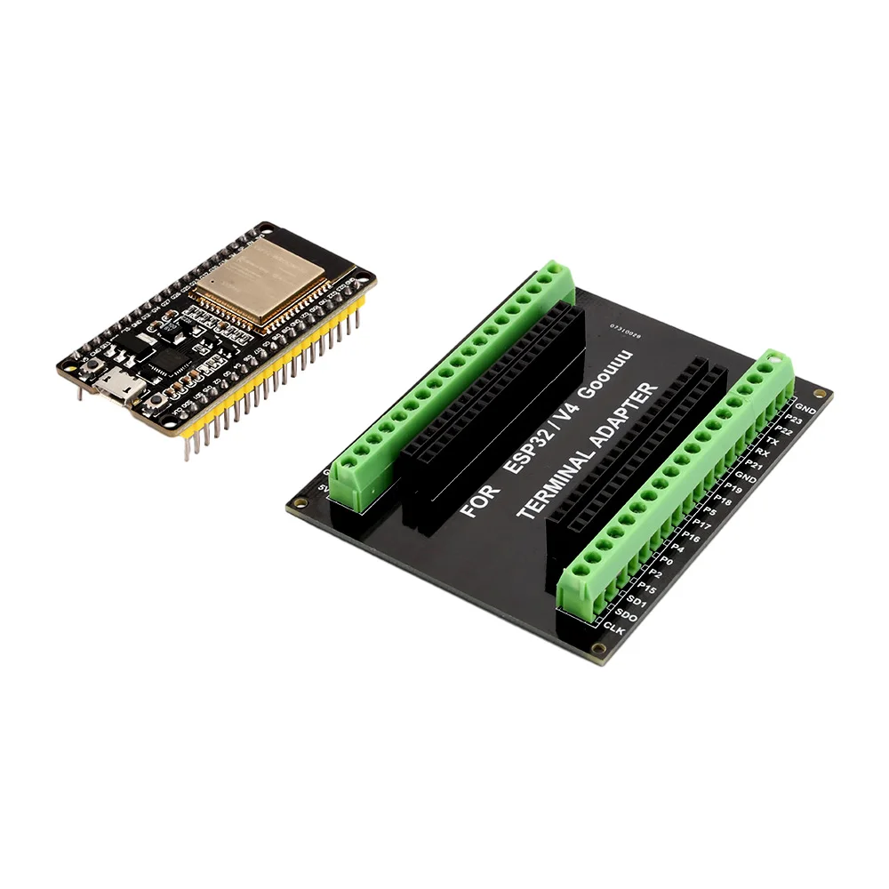 ESP32 Breakout Board GPIO 1 into 2 for ESP-32S 38PIN Terminal Screw Board Compatible with ESP32 Development Board