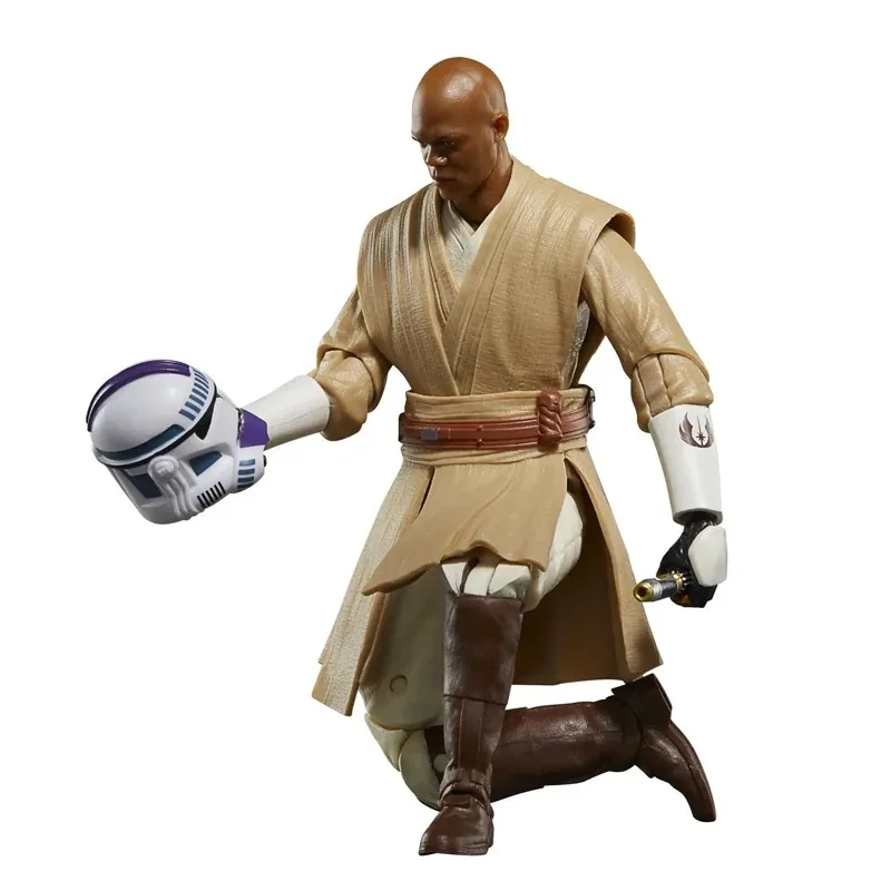 New Original Hasbro Star Wars The Black Series Mace Windu & Clone Trooper 2-pack Action Figure Collection Ornament Original view 4