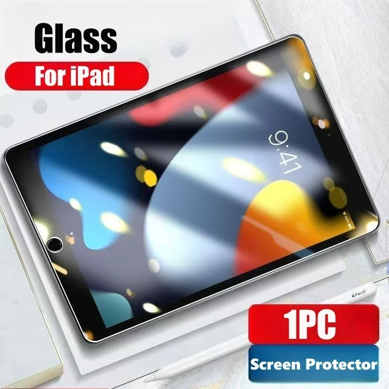Screen Protector For iPad 10th 9th Generation 8 7 6 Air 5 4 Pro 11 12.9 10.5 9.7 Tempered Glass iPad Glass