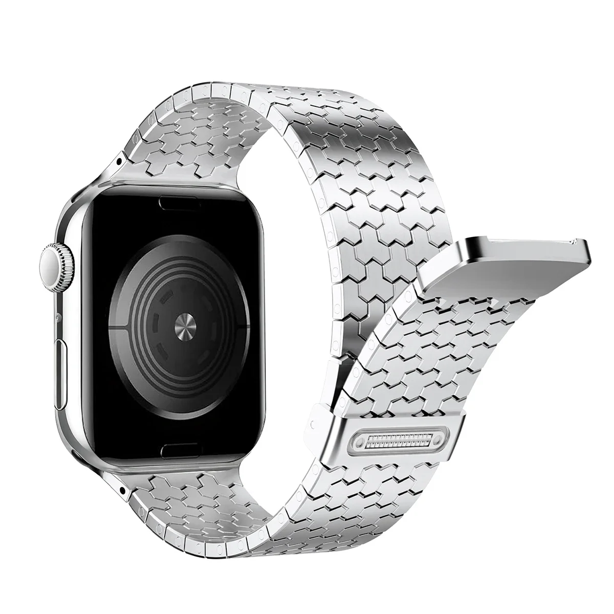 Magnetische armband voor Apple Watch Band 46/45/44 mm 41/40 mm roestvrijstalen band Iwatch Series 11 10 9 8 7 SE3 Ultra 49 mm Correas