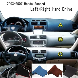 For Honda Accord VII Mk7 CL7 CL8 CL9 CN 2003-2007 Accessories Dashboard Cover Instrument Panel Dash Mat Dashmat Protective Pad