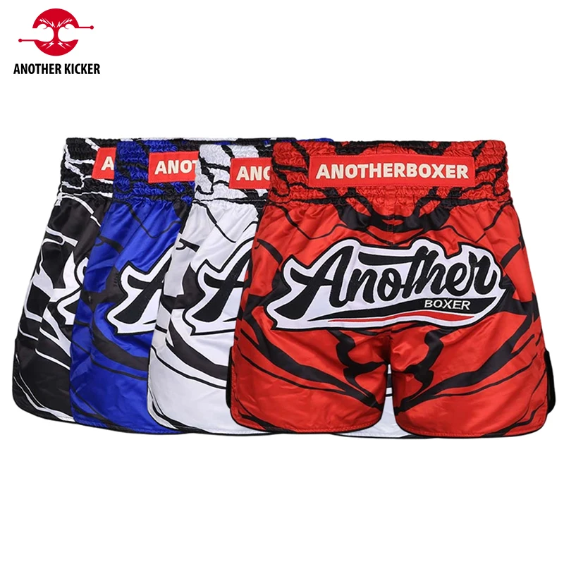 

Premium Muay Thai Shorts Men Women Youth BJJ MMA Boxing Training Fight Shorts Breathable Fitness Gym Workout Kickboxing Trunks