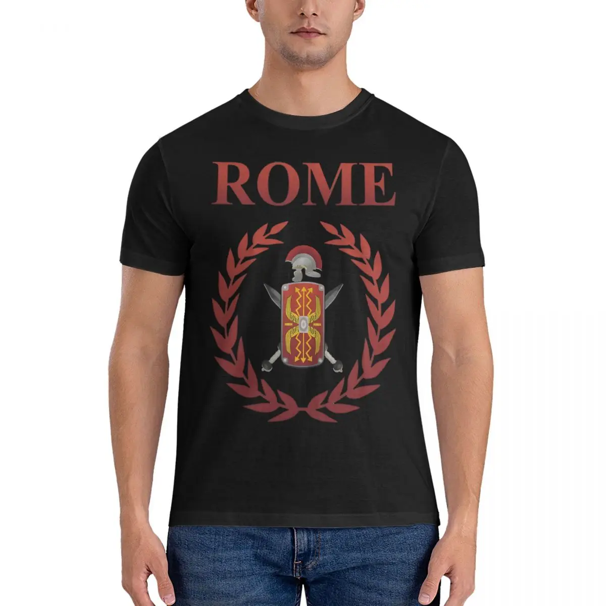 Novelty Empire Legionary Of Rome Armaments T-Shirt for Men O Neck Cotton T Shirts Ancient Rome Short Sleeve Tee Shirt  Clothing