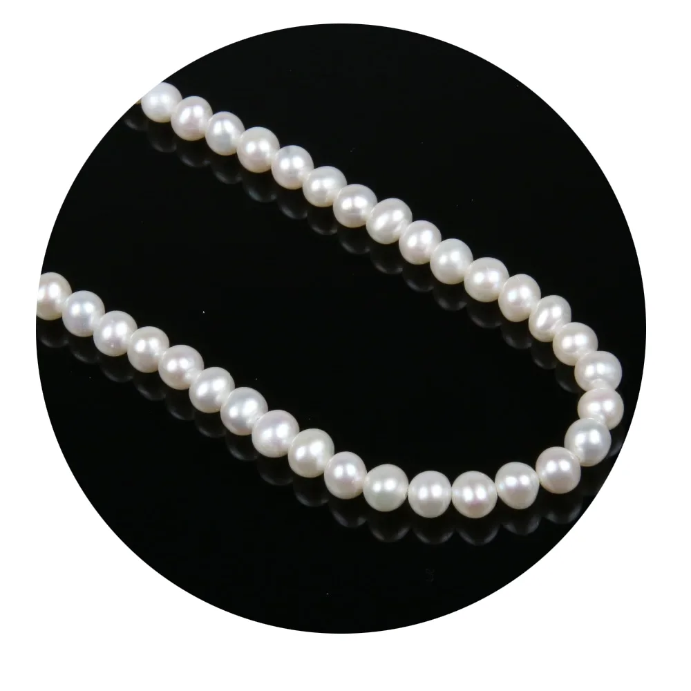 Natuurlijke Zoetwaterparel Kralen Hoge Kwaliteit Aa 36Cm Punch Losse Kralen Voor Diy Vrouwen Elegante Ketting Armband Sieraden Maken - afbeelding 2