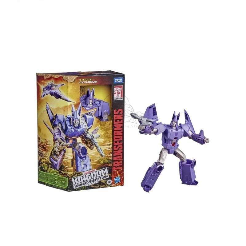 W magazynie Takara Tomy Transformers zabawki Kingdom WFC-K9 cyklonus Model kolekcja robotów figurki zabawki prezenty Hobby