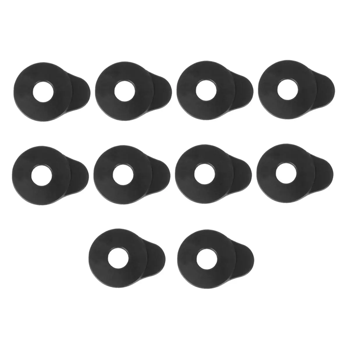 A89X 10PCS Guitar Strap Locks Blocks Rubber Safety Lock Straps Protector for Ukulele Electric Guitar Accessories