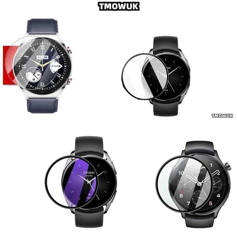 

For Xiaomi Watch S1 S3 Pro S4 Sport Durable Tempered Glass Screen Protector Ultra-Thin 9H Hardness Anti-Glare
