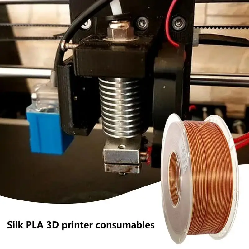 

Silk 3D Printer Filament 3D Printer Consumables Filament 3D Printer Two-Color Filament Spool Printing Material No-Tangling