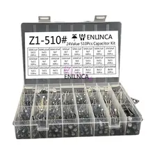 510PCS Aluminum Electrolytic Capacitors Kit #3