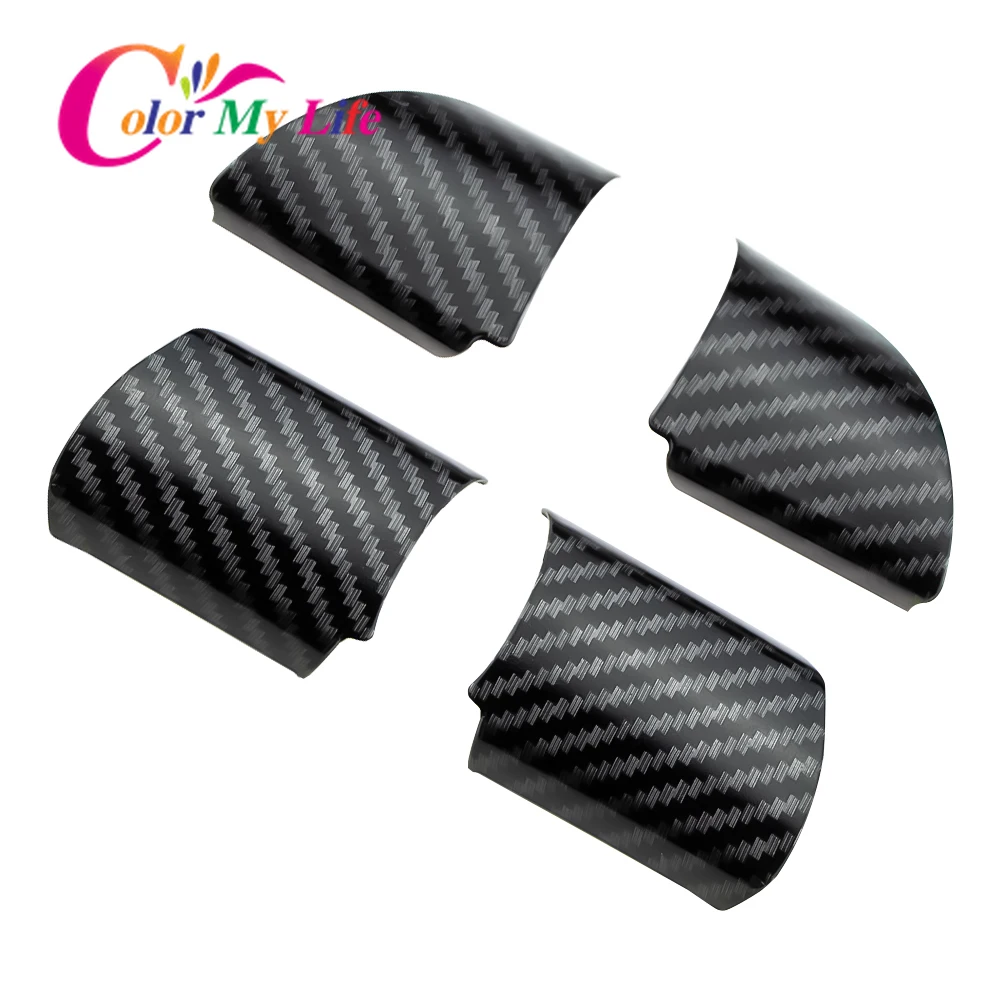 4Pcs/Set Interior Car Steering Wheel Panel Cover Trim Sticker for Ford Focus 2 MK2 2005 - 2011 Car-Styling Stickers Accessories