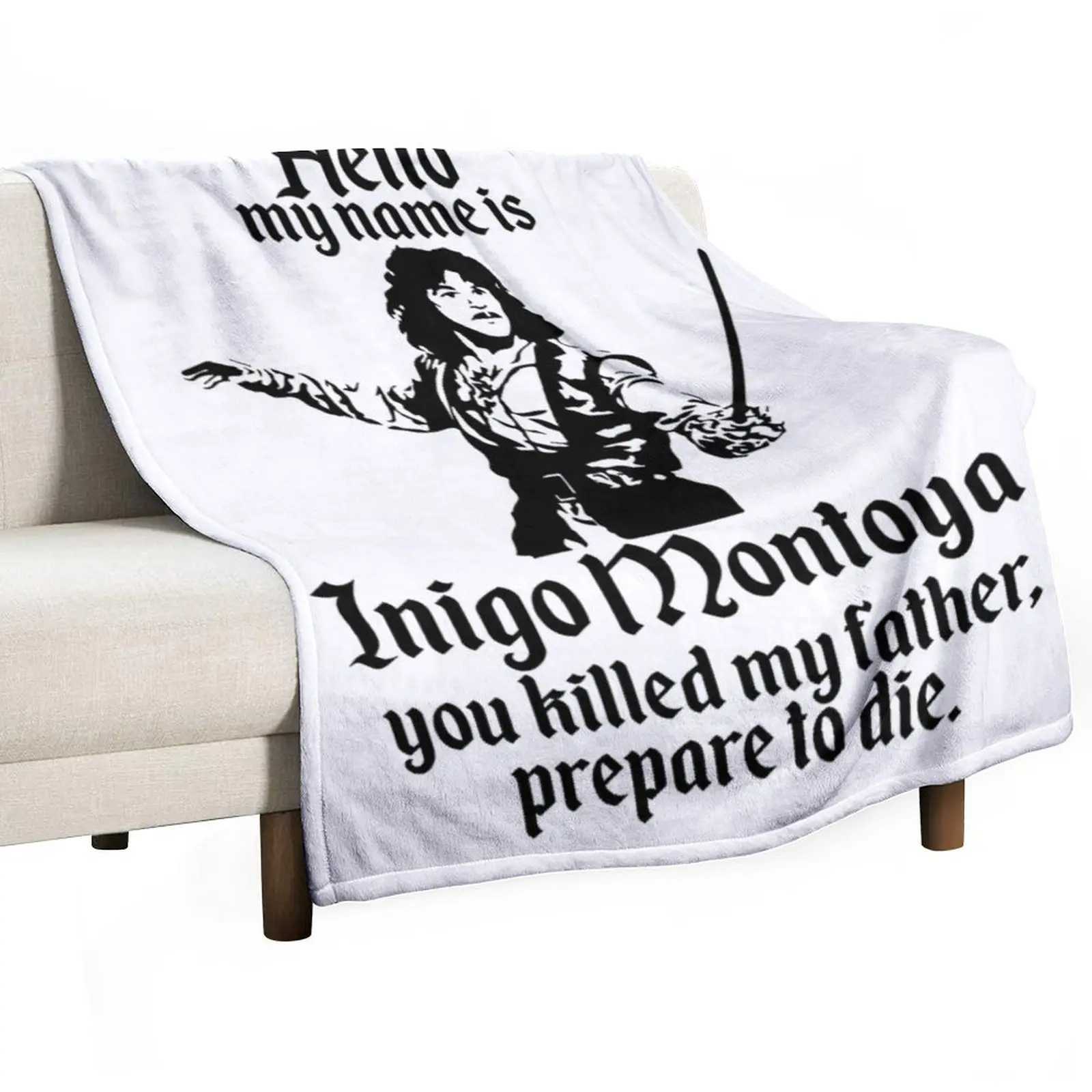 

Hello my name is Inigo Montoya Throw Blanket valentine gift ideas Soft Plush Plaid Blankets For Bed Flannels Blankets