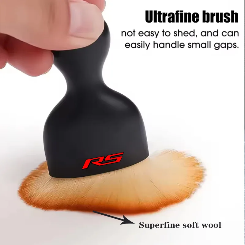 Car Air Outlet Cleaning Soft Brush Car Crevice Dust Removal Brush For Chevrolet RS Corvette Camaro Tahoe Cruze Malibu Accessorie